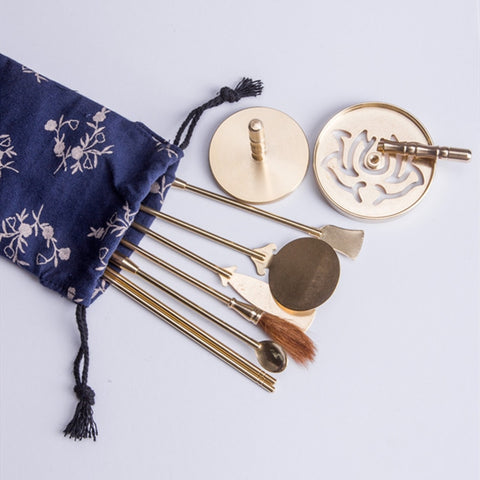 Brass Incense Tools Set-ToShay.org