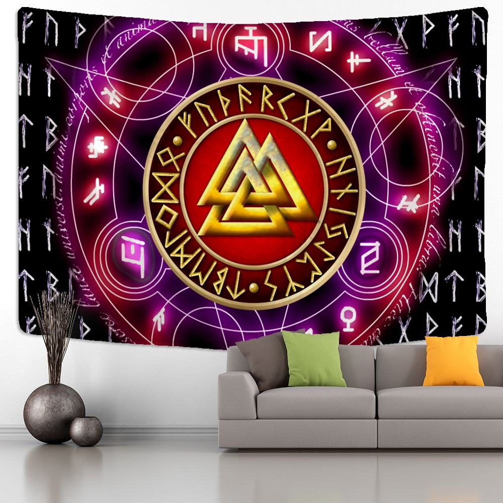 Rune Art Tapestry Wall Hanging-ToShay.org