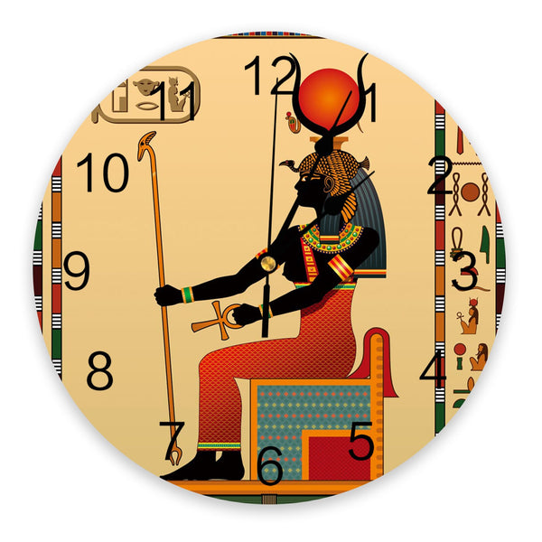 Egyptian Art Wall Clock-ToShay.org