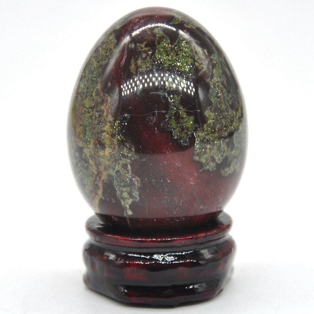 Green Dragon Blood Stone Egg-ToShay.org
