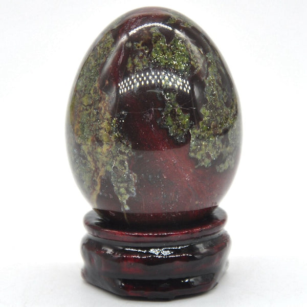 Green Dragon Blood Stone Egg-ToShay.org