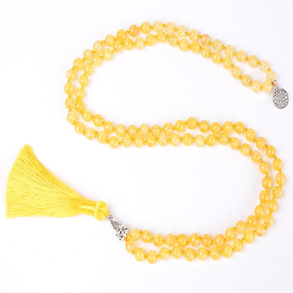 Yellow Citrine Mala Beads-ToShay.org