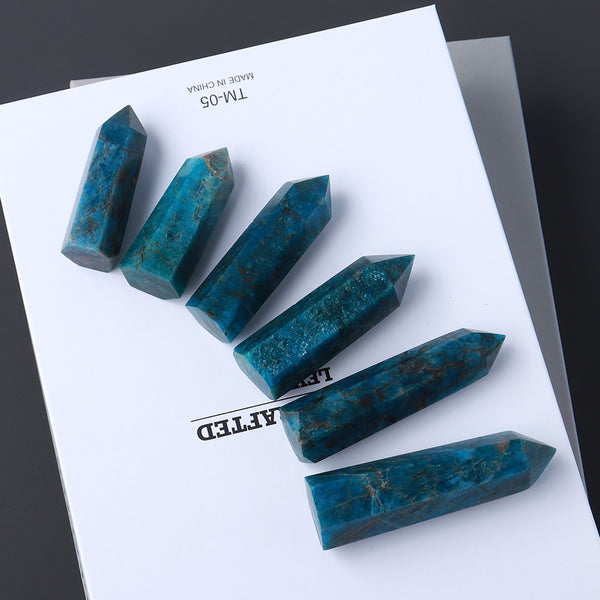 Blue Apatite Point Wands-ToShay.org