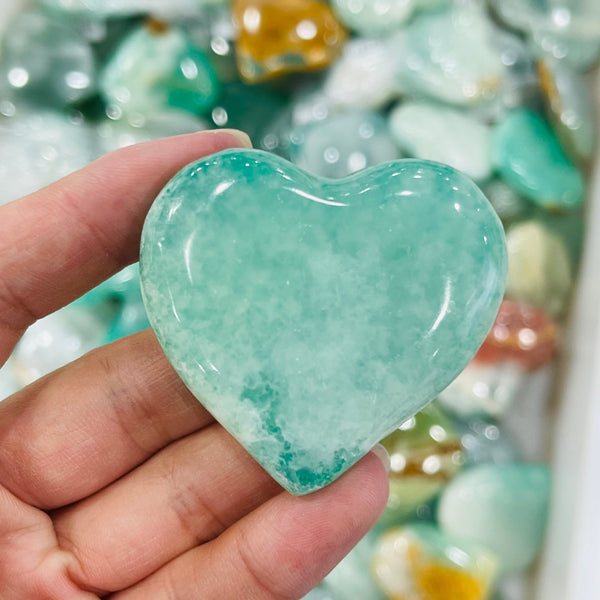 Blue Turic Crystal Heart-ToShay.org