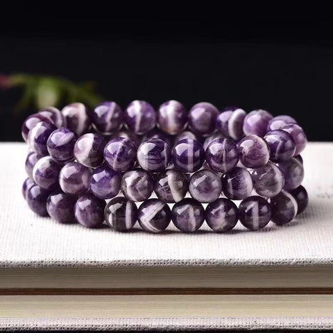 Purple Dream Amethyst Bead Bracelet-ToShay.org