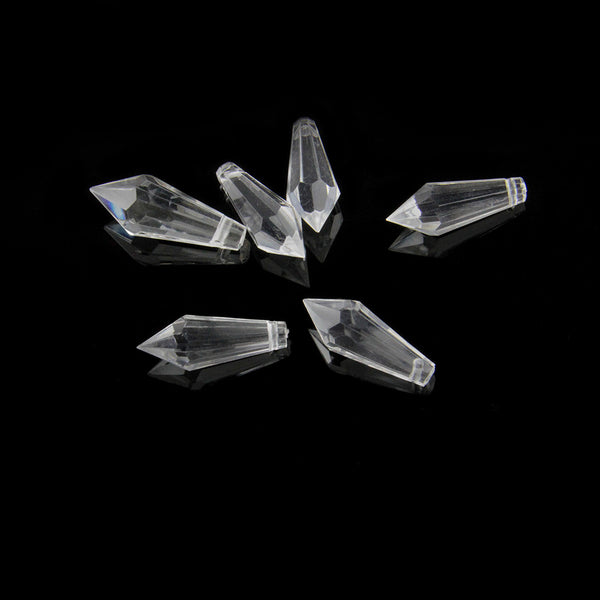 Clear Icicle Pendants-ToShay.org