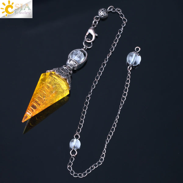 Mixed Crystal Dowsing Pendulum-ToShay.org