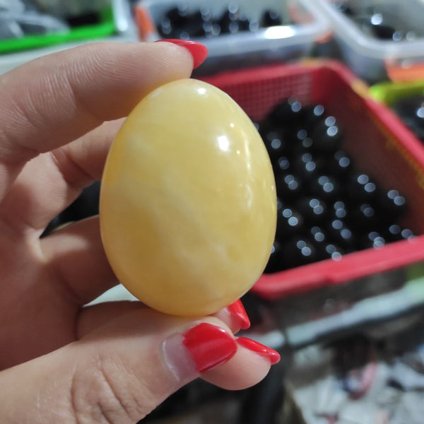 Yellow Topaz Jade Egg-ToShay.org