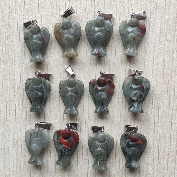 Mixed Crystal Angel Pendants-ToShay.org