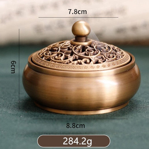 Copper Hollow Incense Burner-ToShay.org