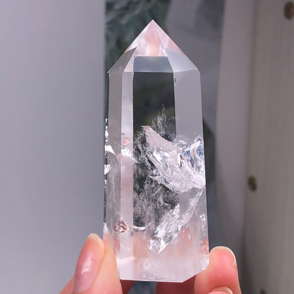 Clear Lemurian Seed Crystal Point-ToShay.org