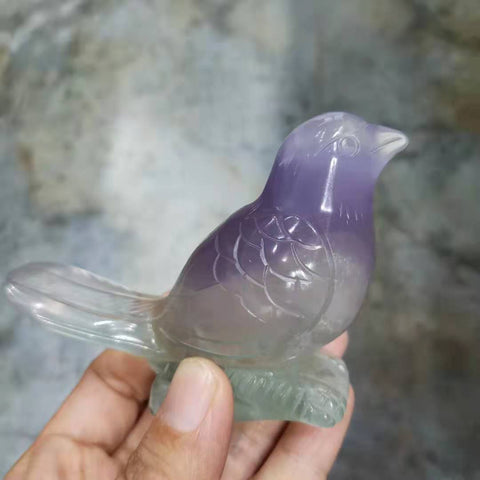 Purple Fluorite Bird-ToShay.org