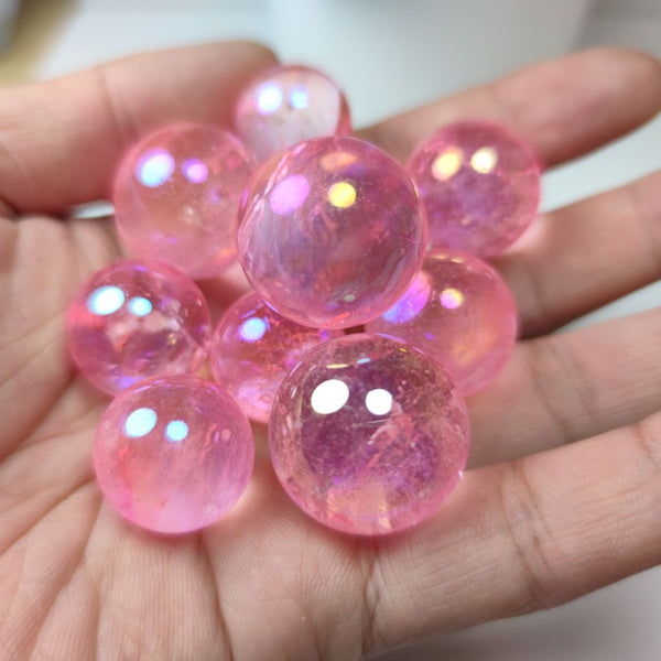 Pink Aura Crystal Ball-ToShay.org
