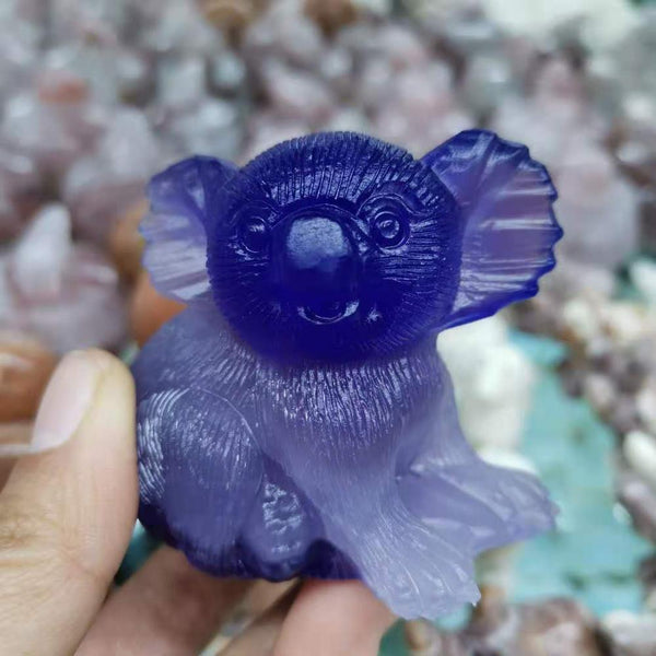 Purple Fluorite Koala-ToShay.org