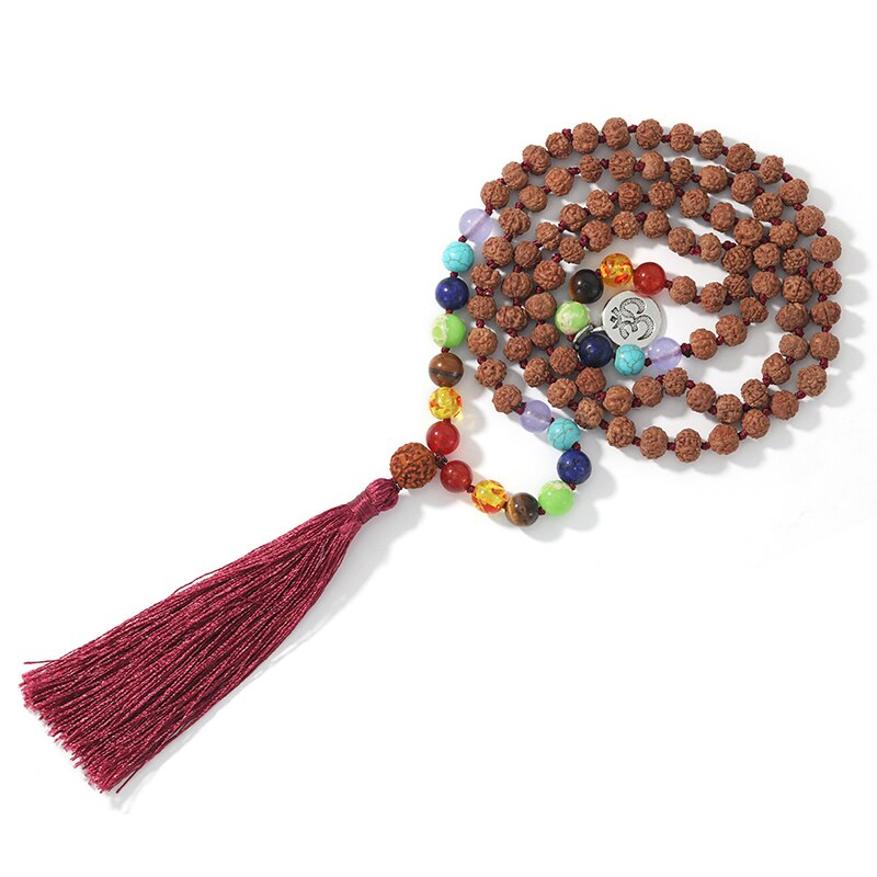 Chakra Rudraksha Mala Beads-ToShay.org
