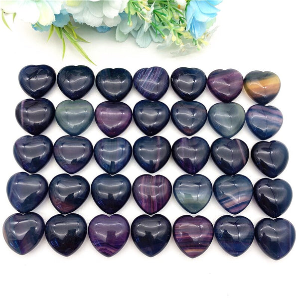 Purple Fluorite Heart-ToShay.org