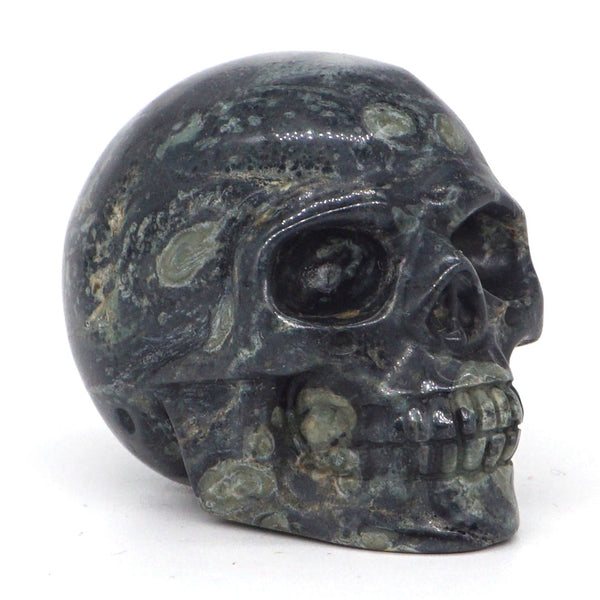 Green Kambaba Jasper Skull-ToShay.org