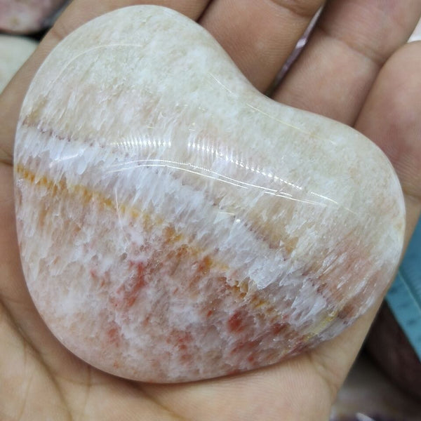 Pink Pork Stone Heart-ToShay.org