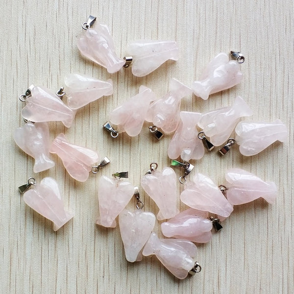 Mixed Crystal Angel Pendants-ToShay.org