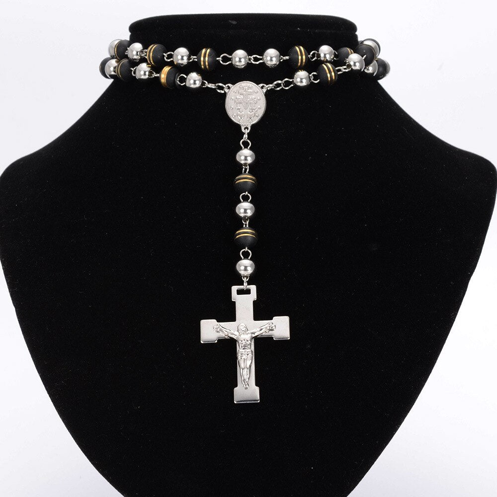 Steel Rosary Beads-ToShay.org