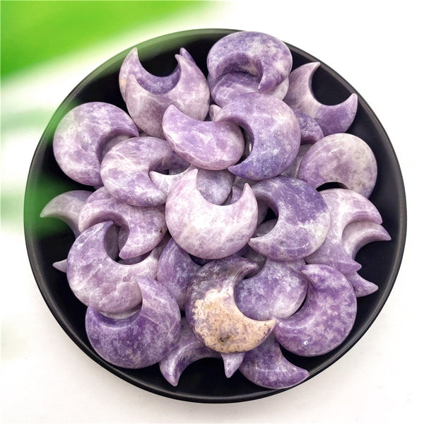Purple Lepidolite Mica Moon-ToShay.org