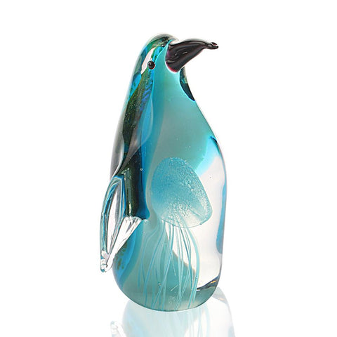 Blue Glass Jellyfish Penguin-ToShay.org