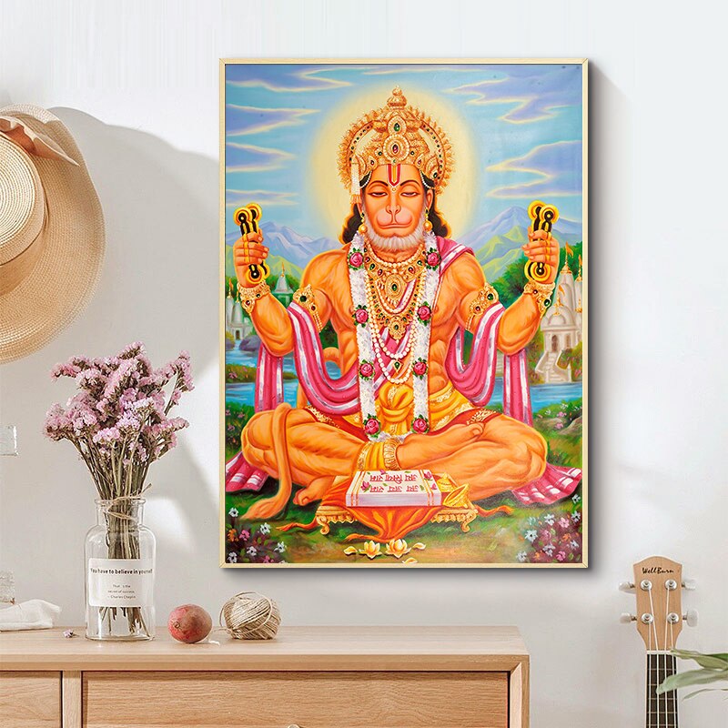 Indian Monkey God Wall Art-ToShay.org