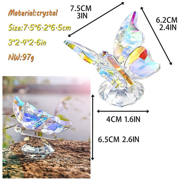 Clear Crystal Butterfly-ToShay.org