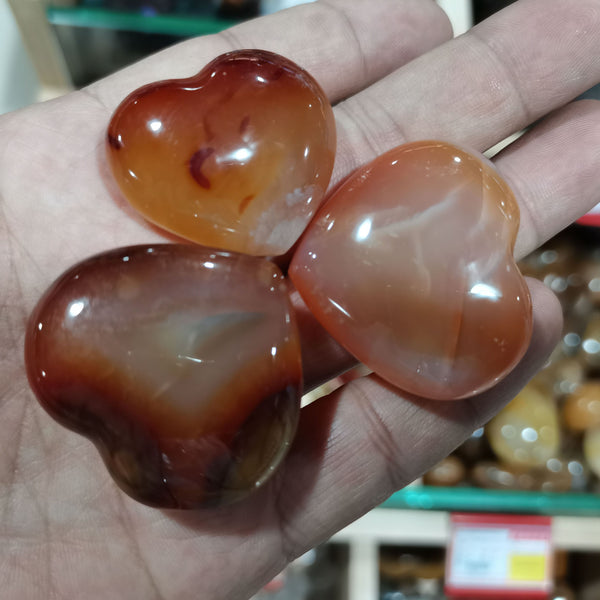 Red Carnelian Agate Heart-ToShay.org