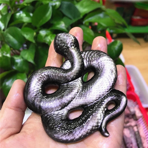 Silver Obsidian Snake-ToShay.org