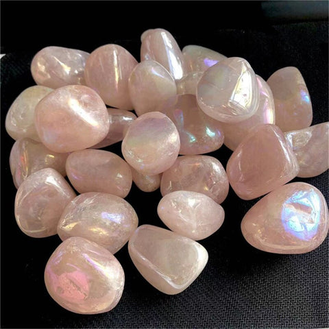 Pink Aura Rose Quartz Stones-ToShay.org