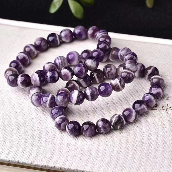 Purple Dream Amethyst Bead Bracelet-ToShay.org