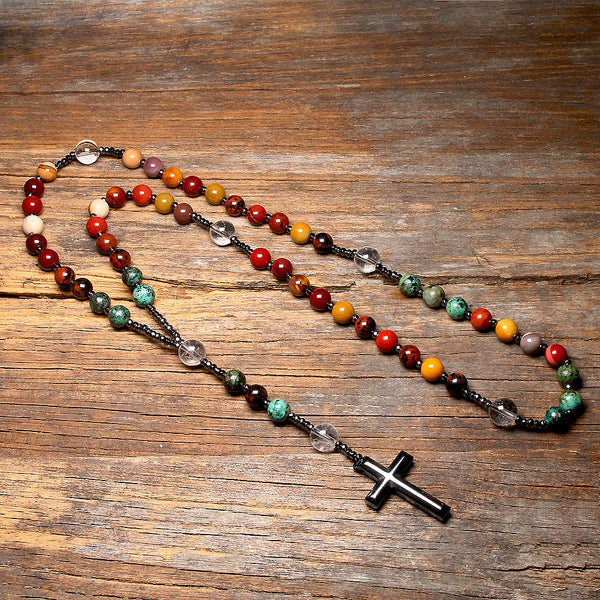 Mookaite Rosary Beads-ToShay.org
