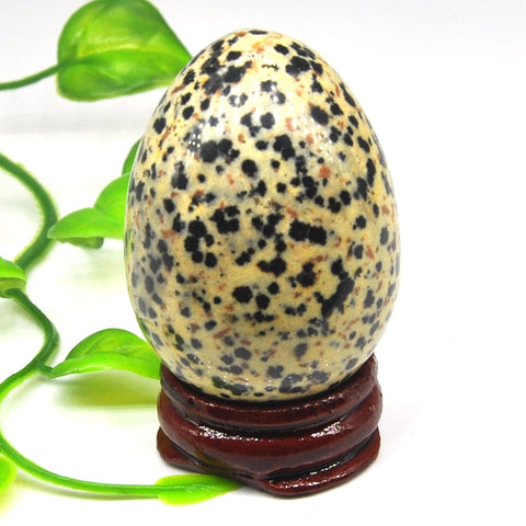 Dalmatian Jasper Egg-ToShay.org