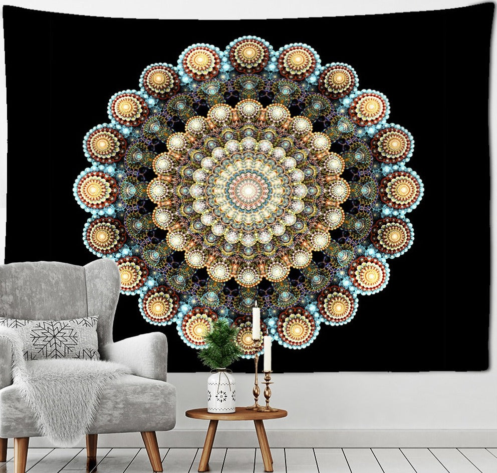 Mandala Tapestry Wall Hanging-ToShay.org