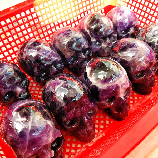 Purple Dream Amethyst Skull-ToShay.org