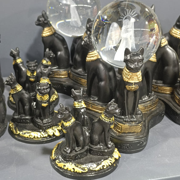Black Cats Crystal Ball Stand-ToShay.org