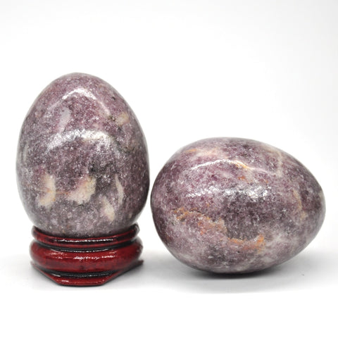 Purple Lepidolite Egg-ToShay.org