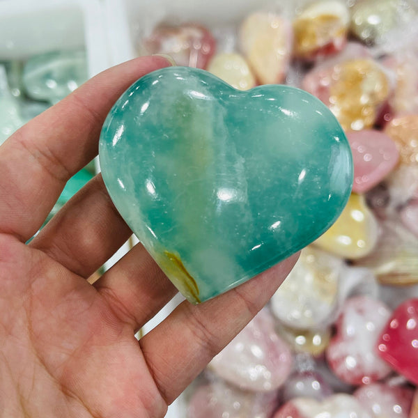 Blue Turic Crystal Heart-ToShay.org