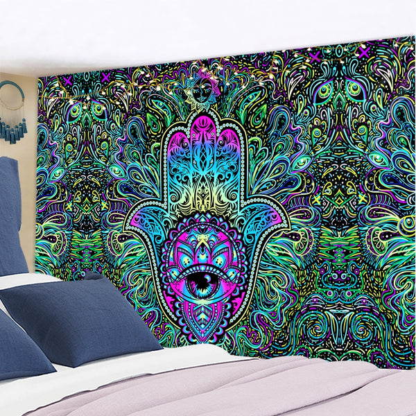 Hamsa Hand Tapestry-ToShay.org