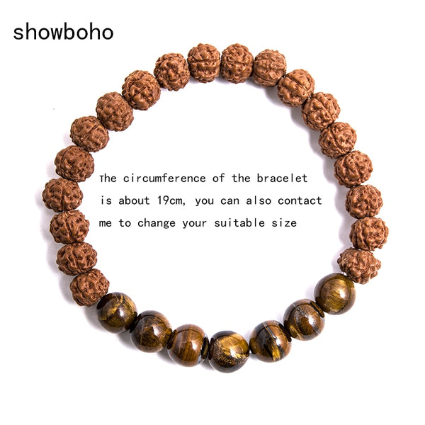 Rudraksha Mala Necklace-ToShay.org