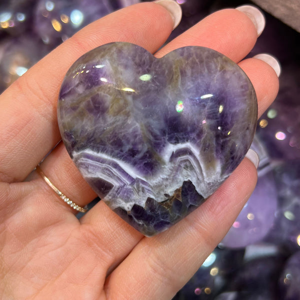 Purple Dream Amethyst Hearts-ToShay.org