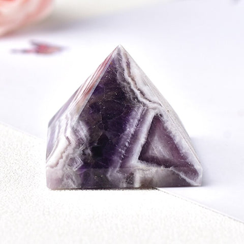 Purple Dream Amethyst Pyramid-ToShay.org