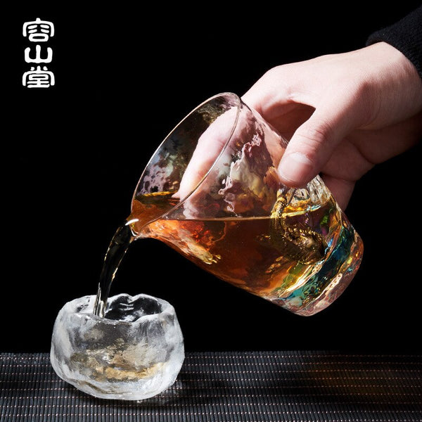Glass Gold Fish Tea Pourer-ToShay.org