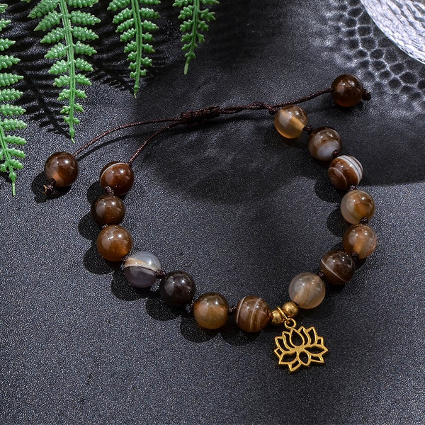 Brown Agate Prayer Beads-ToShay.org