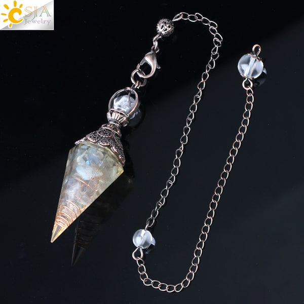 Mixed Crystal Dowsing Pendulum-ToShay.org