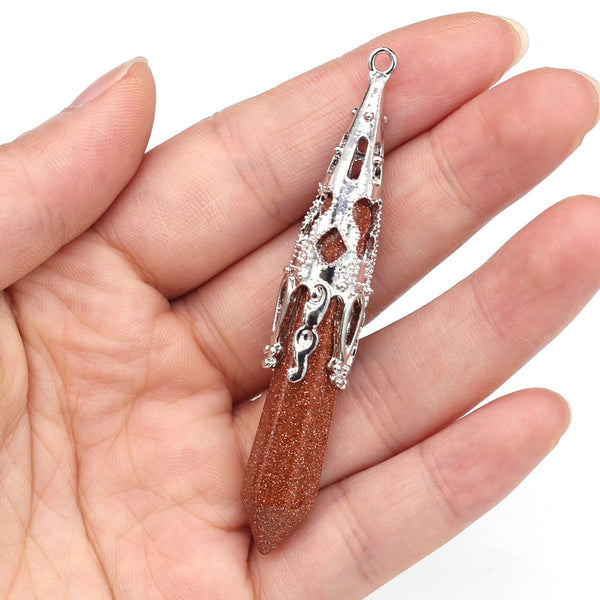 Mixed Crystal Pillar Pendulums-ToShay.org