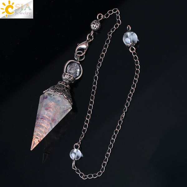 Mixed Crystal Dowsing Pendulum-ToShay.org