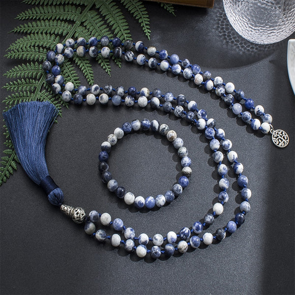 Blue Sodalite Mala Beads-ToShay.org