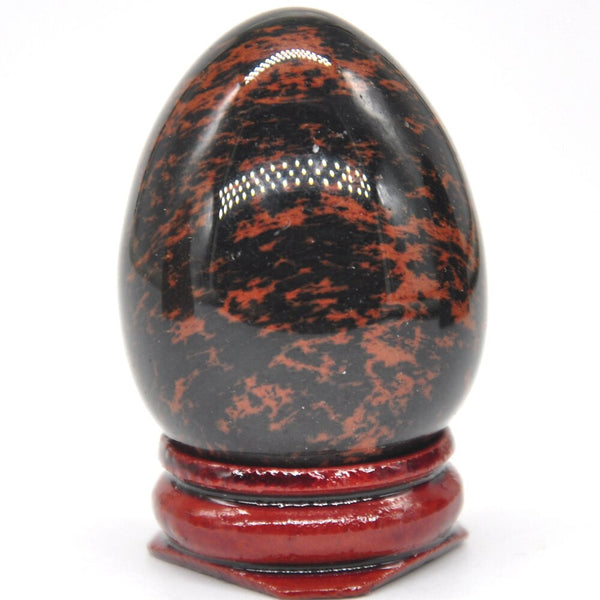 Red Mahogany Obsidian Egg-ToShay.org